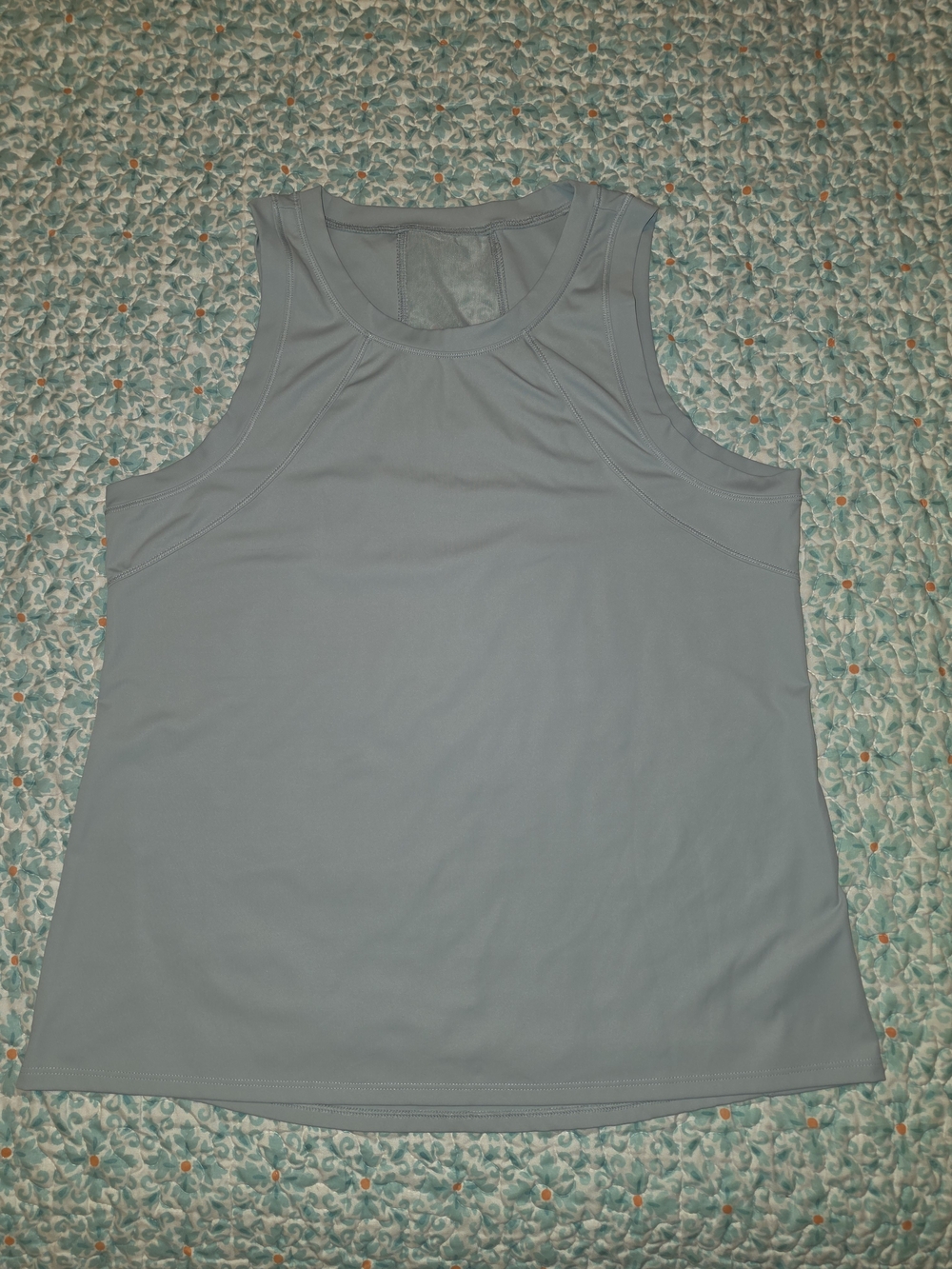 Source Unknown Light Blue Women's Athletic Tank Top